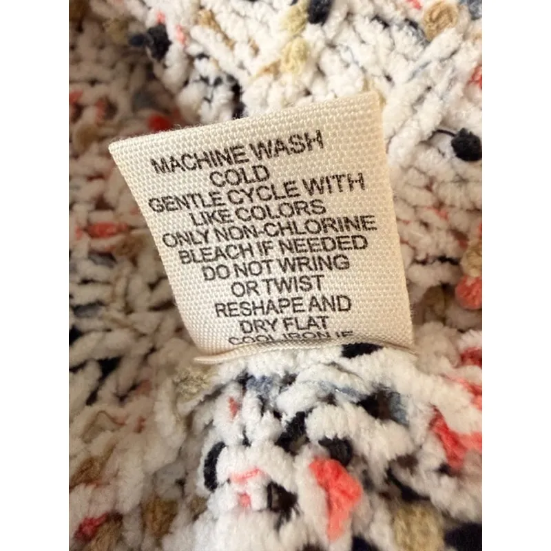 Moon & Madison Speckled Knit Sweater Pullover Oversized Cropped Size M Size M - Image 7