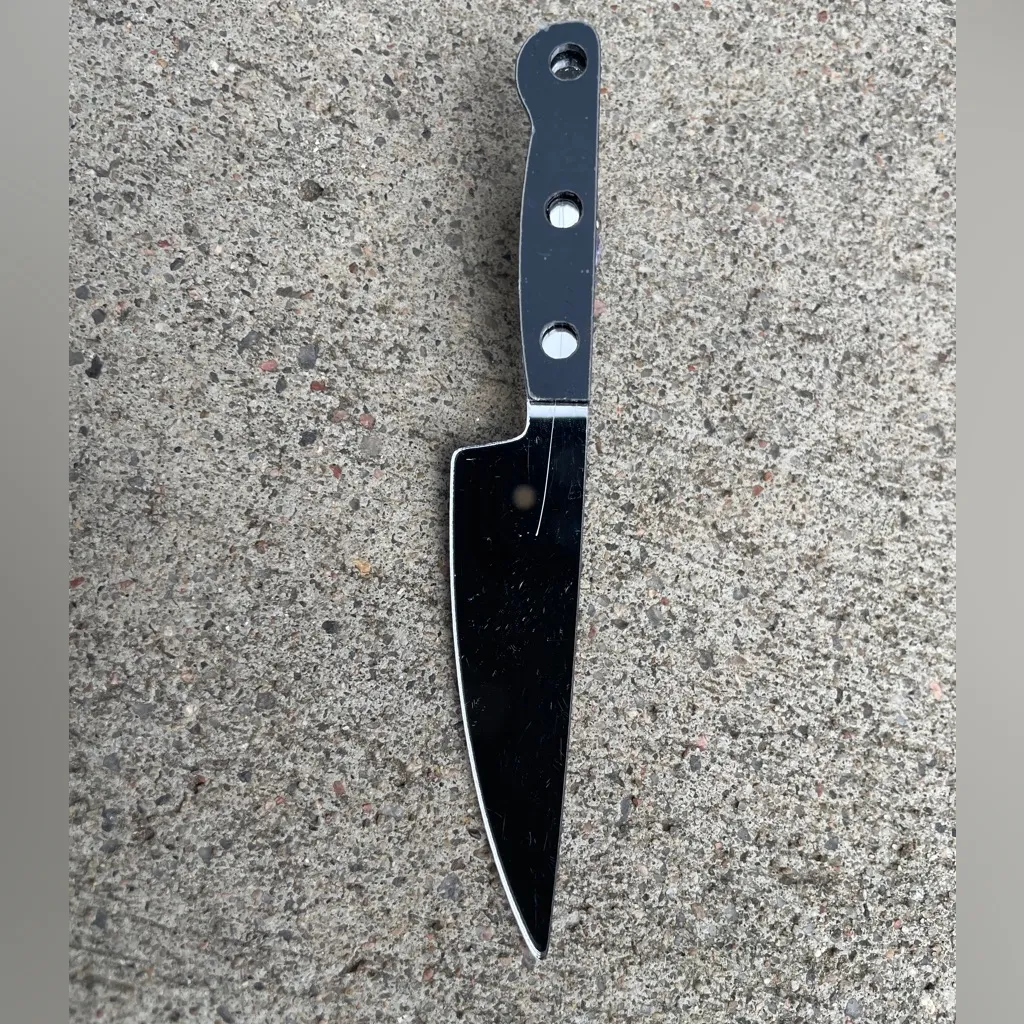 🔪 Knife Hair Clips Set of 2 knives Clip for Halloween spooky New scary costume Silver - Image 2