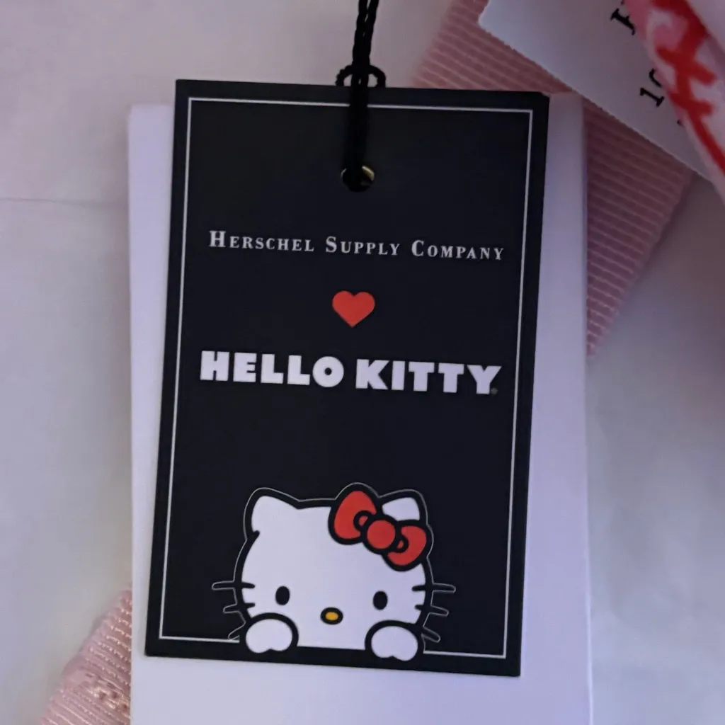 NWT Rare Hello Kitty x Herschel Supply Company Pink & Red Fanny Pack - Image 5