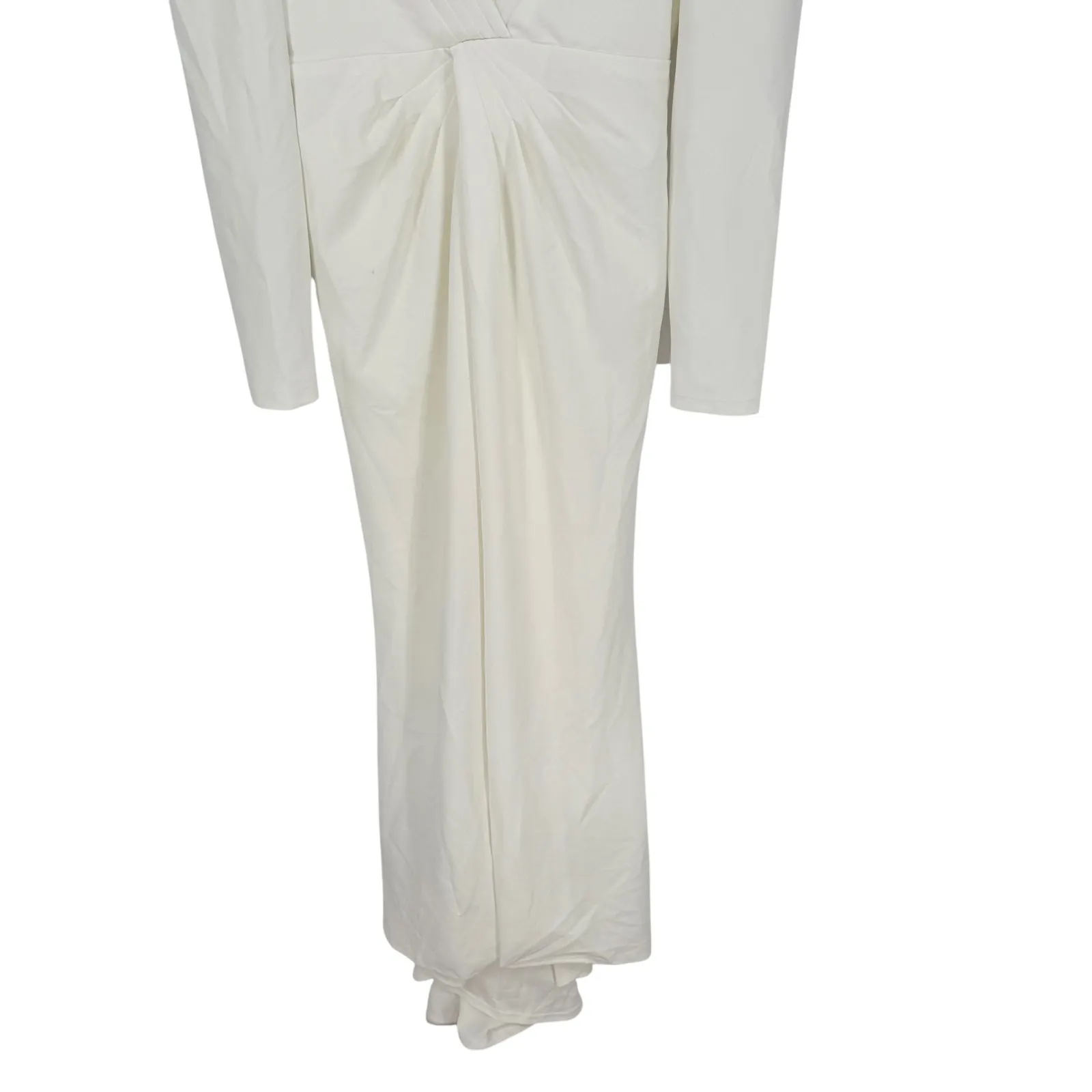 Lulus Stunning Romance White Long Sleeve Mermaid Maxi Dress Size S - Image 7