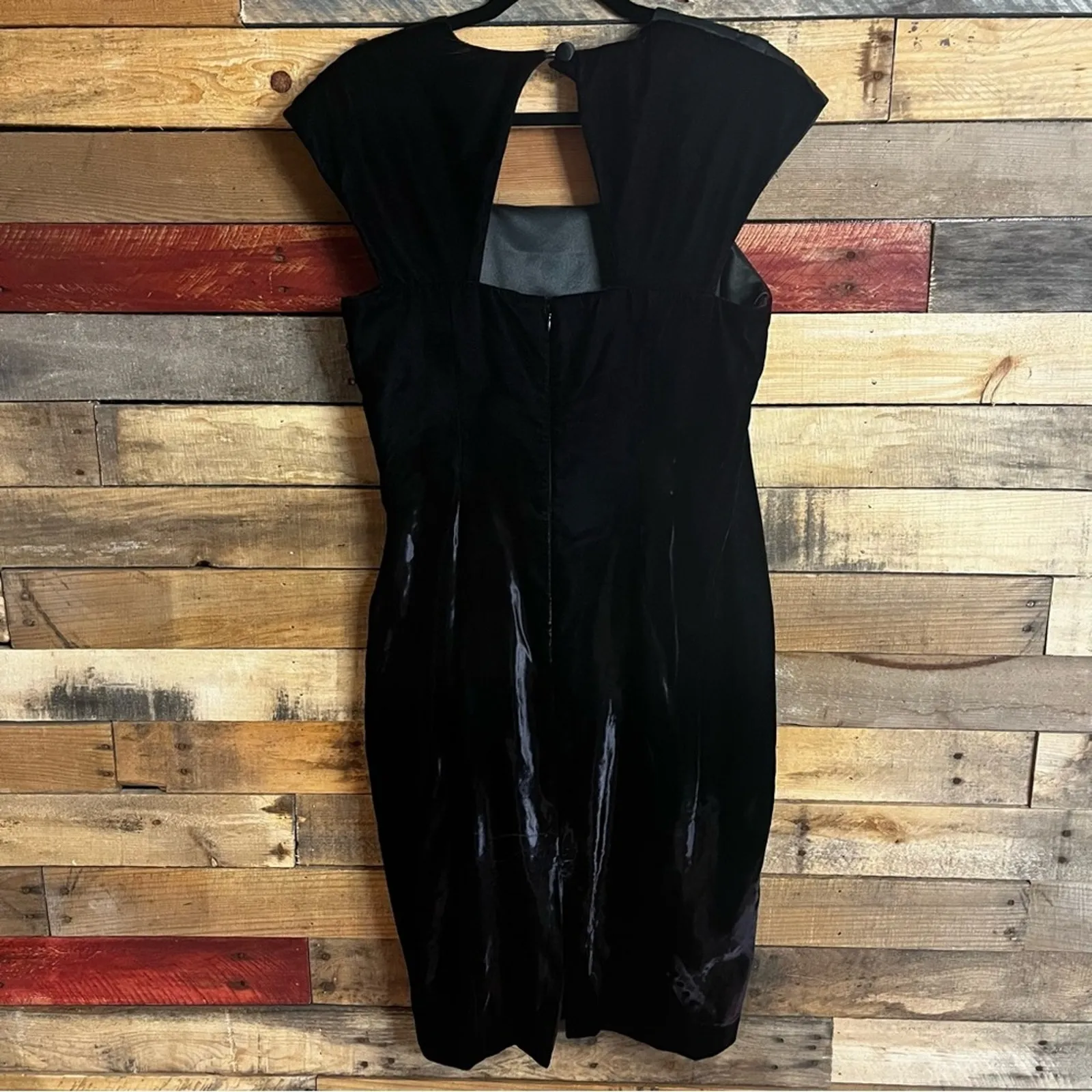 Kathi Lee For Plaza South Velvet‎ Dress Size 10 - Image 2