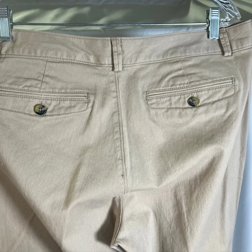 Dockers Womens Khaki Pants Size 16M Beige‎ Chino Casual Cotton Blend - Image 9