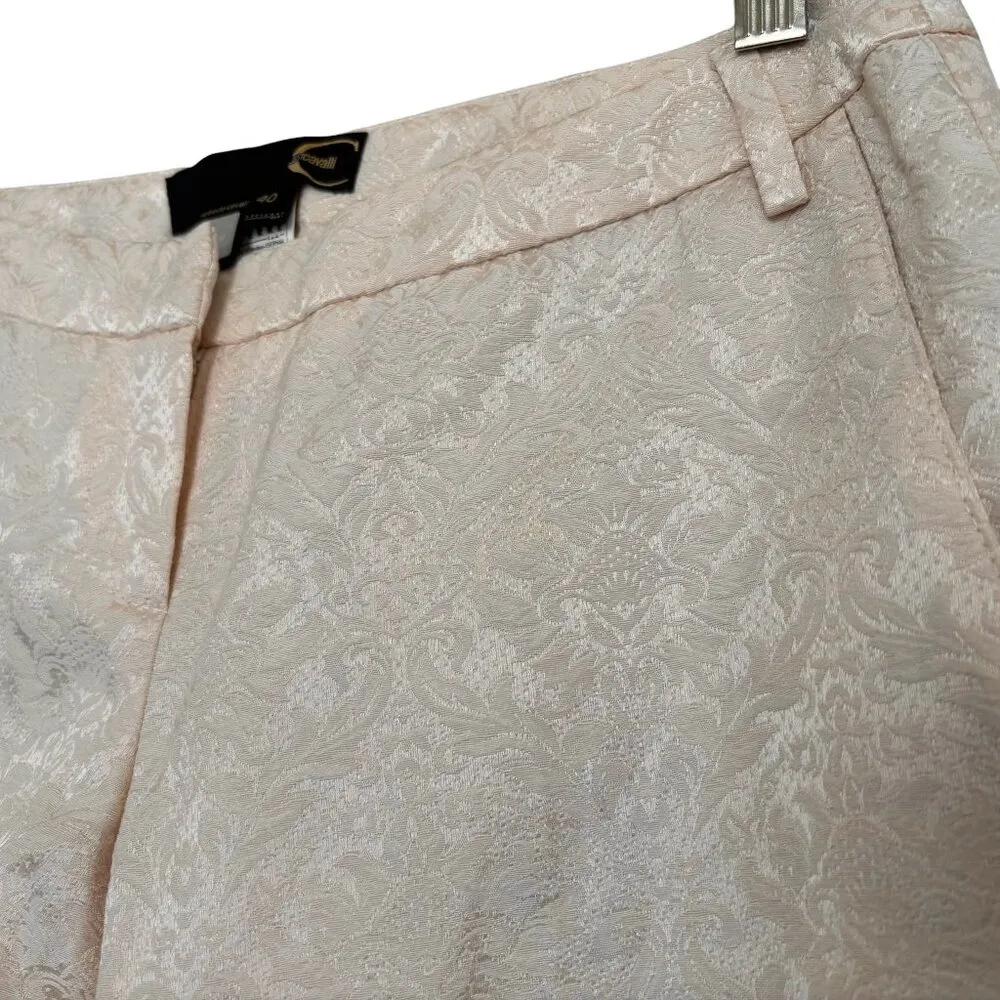 Vtg Roberto Cavalli Brocade Paisley Print Bootcut Pants - Image 3