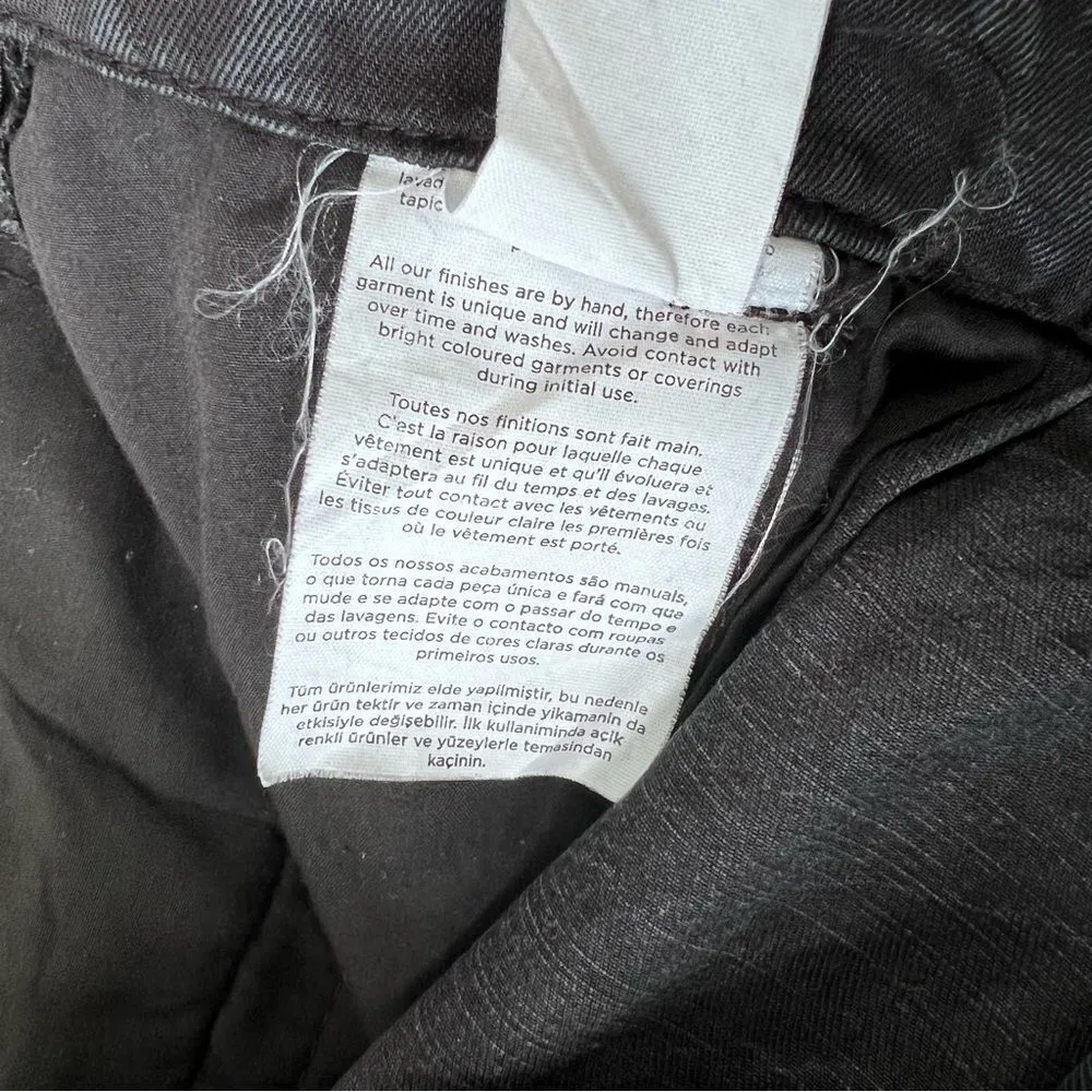 Mango‎ navy cross over pleat front pants - Image 3