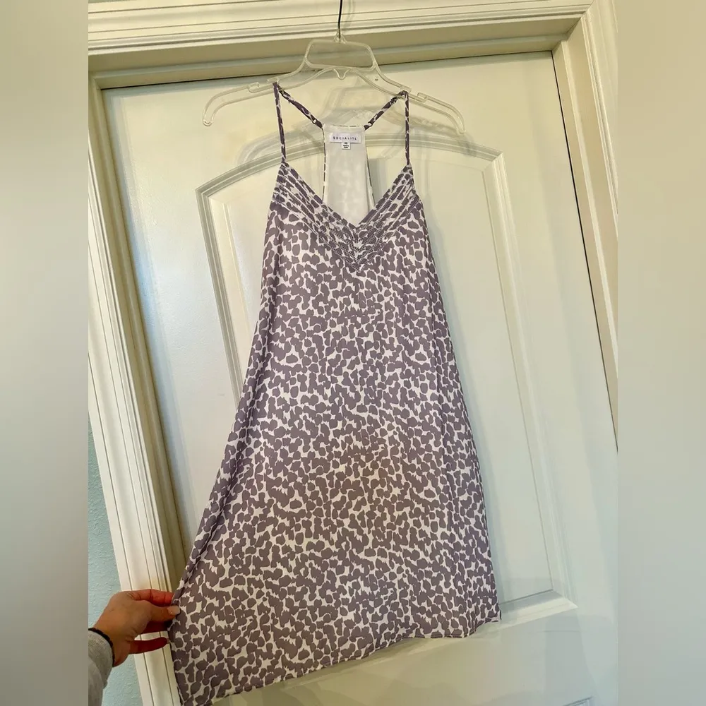 SOCIALITE - Racerback V-neck Animal Print Mini Dress - BRAND NEW! - Image 2