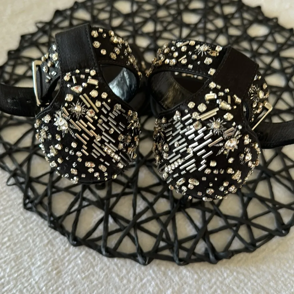 Alexander Mcqueen Pin 105 Crystal-embellished Satin Sandals,SZ 39, $1,797 - Image 16