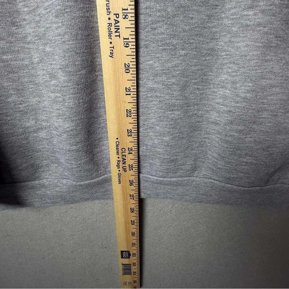 Baxter & Wells Women’s Embroidered Applique Flowers Fleece Button Up Cardigan L Gray Size L - Image 9