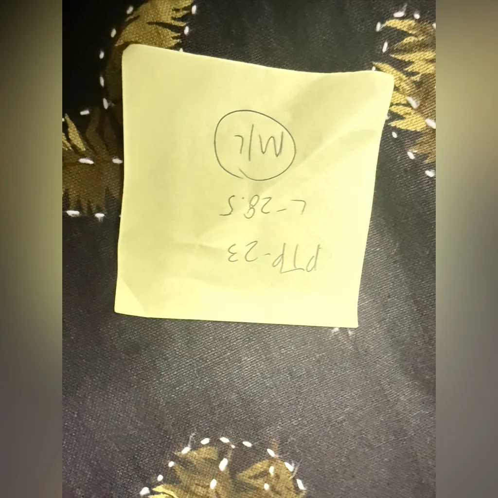 VTG Sam Hilu’s Classics Handcrafted Safari Giraffe Animal Print Shirt Cotton M Black Size M - Image 9