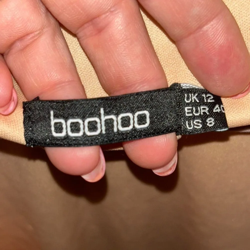 Boohoo ADELIA SEQUIN WRAP BODYSUIT - Image 4