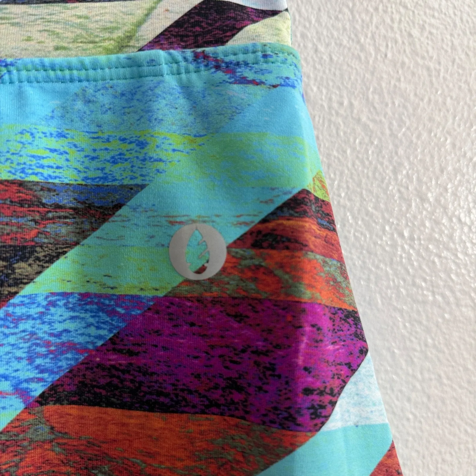 Dona Jo Skirt Womens Size 1 Small Blue Abstract Skort Tennis Pickleball Shorts - Image 4