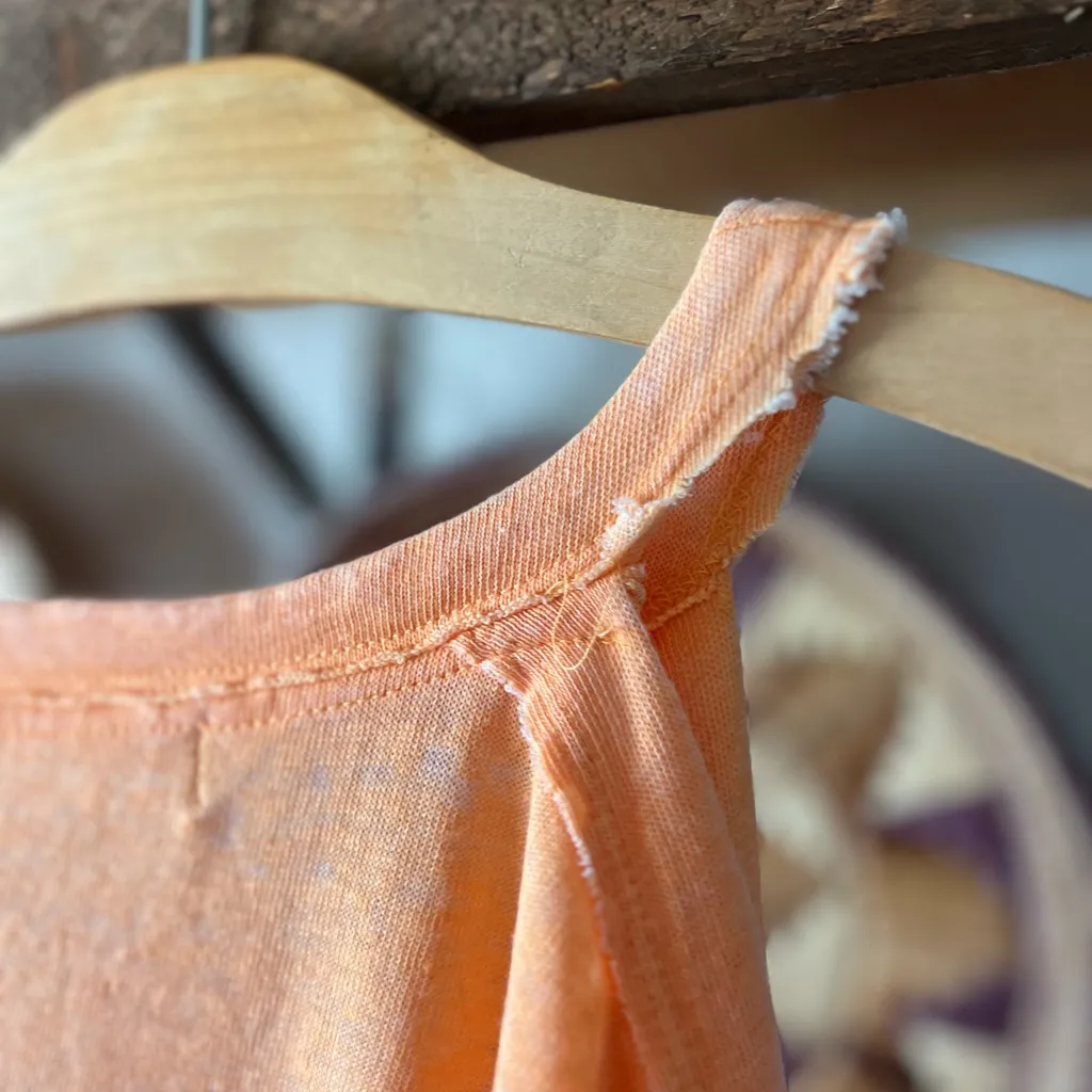 NWOT We The Free Chill Out Cold Shoulder Pullover Top orange xs free people - Image 11