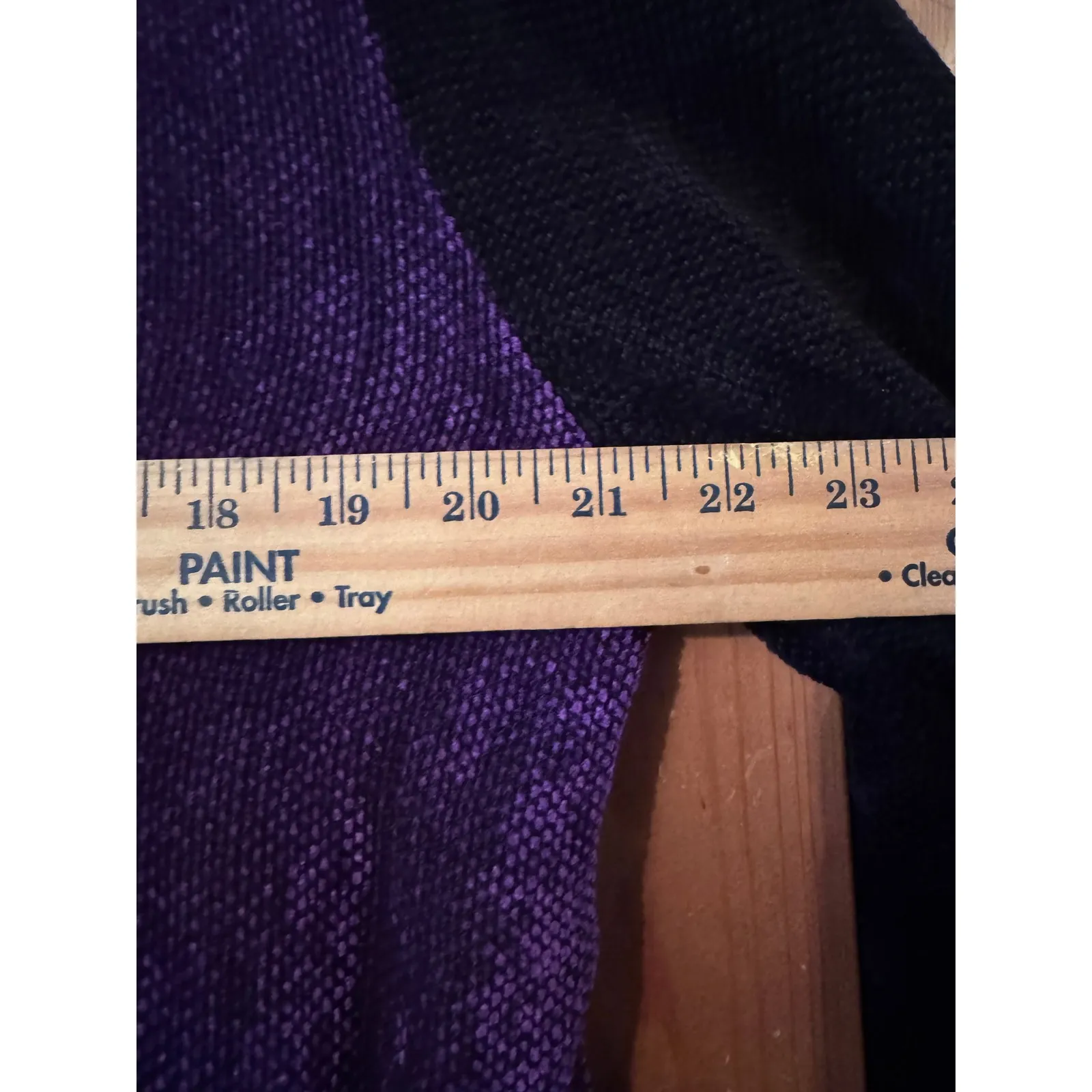 VTG 80's Priest Lake Exotics Handwoven Purple Black Button Down Cardigan ART Size M - Image 6