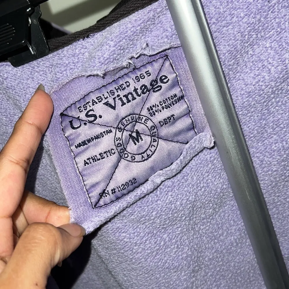 Vintage Cape May Zip Up Hoodie Purple Size M - Image 6