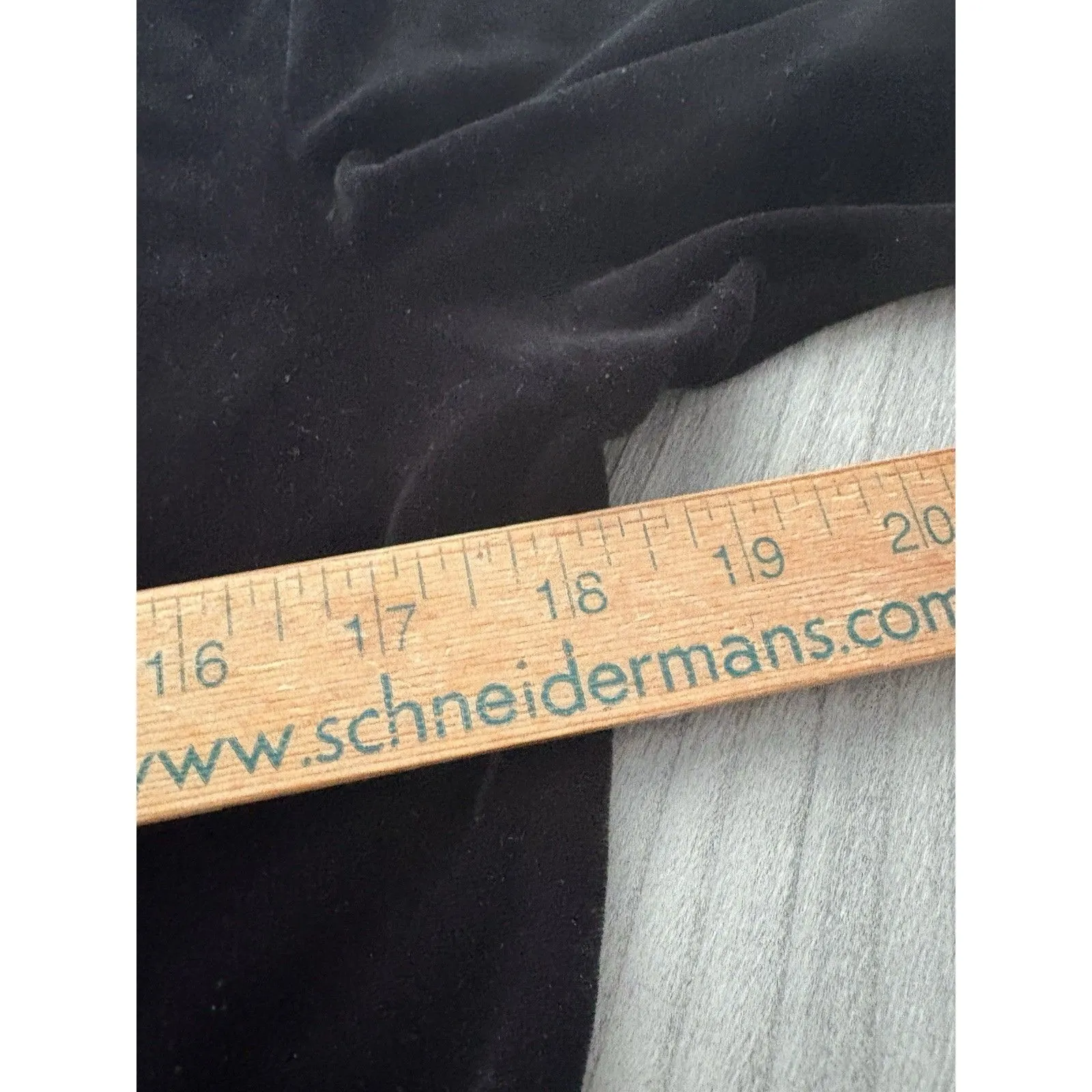 Vintage Nordstrom Velvet Mock Neck Size XL Black Minimalist Intimates Lounge - Image 11