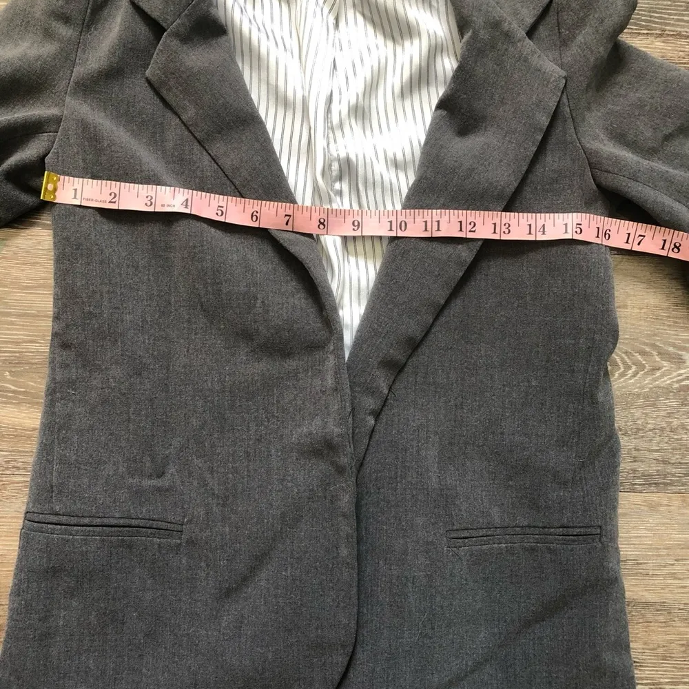 Silence + Noise Gray Open Front Blazer S - Image 2