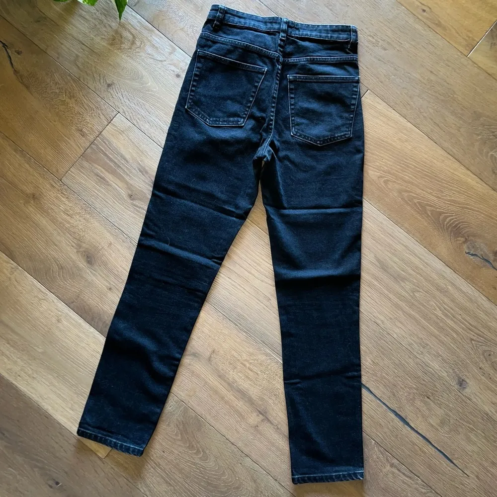 ZARA  TRF Authentic Denim Black jeans - Image 3