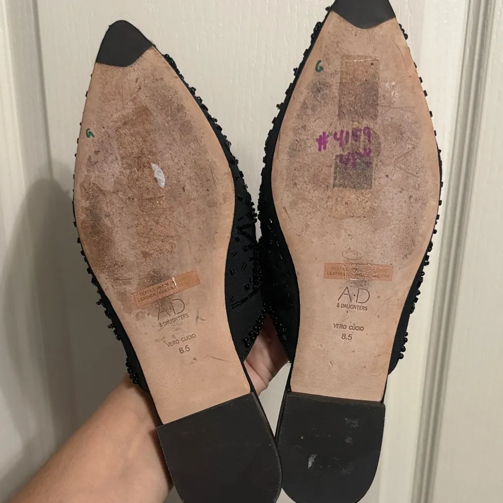 💖 AD & Daughters Collyn Black Beaded Slip On Mule - Image 8