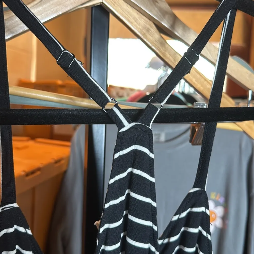 NWT PJ Salvage Women's Modern Modal Cami Black White Stripe Size Small - Image 10