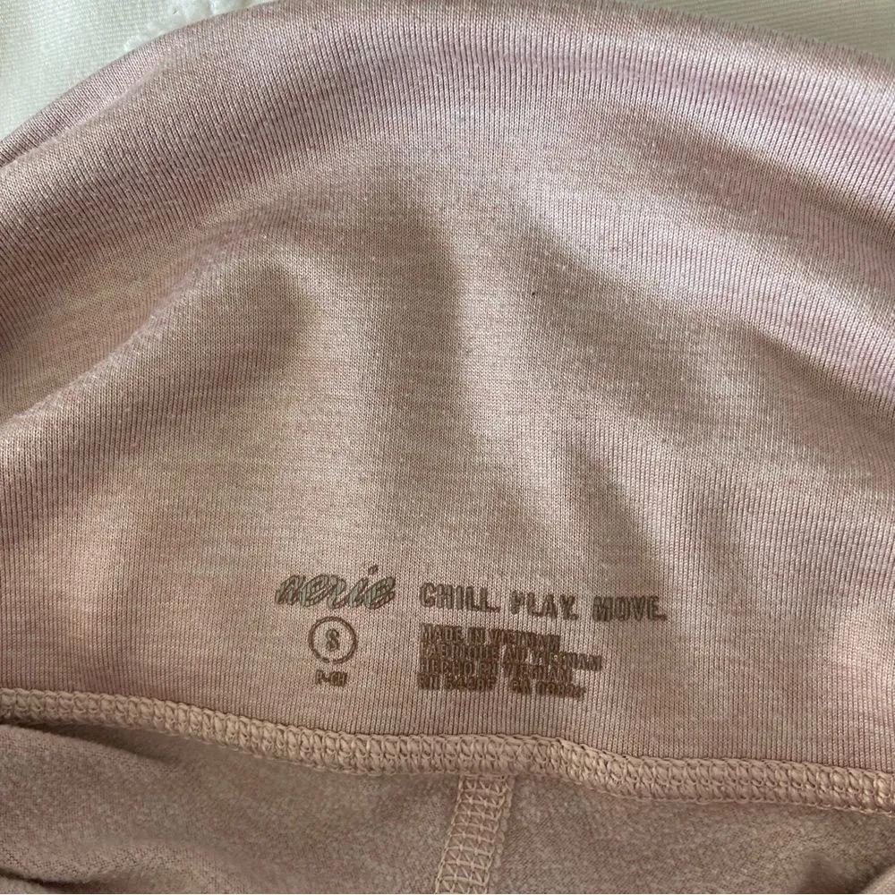 Aerie Pink Chill Play Move Legging Yoga Active Pilates Lounge Pocket High Rise S - Image 9