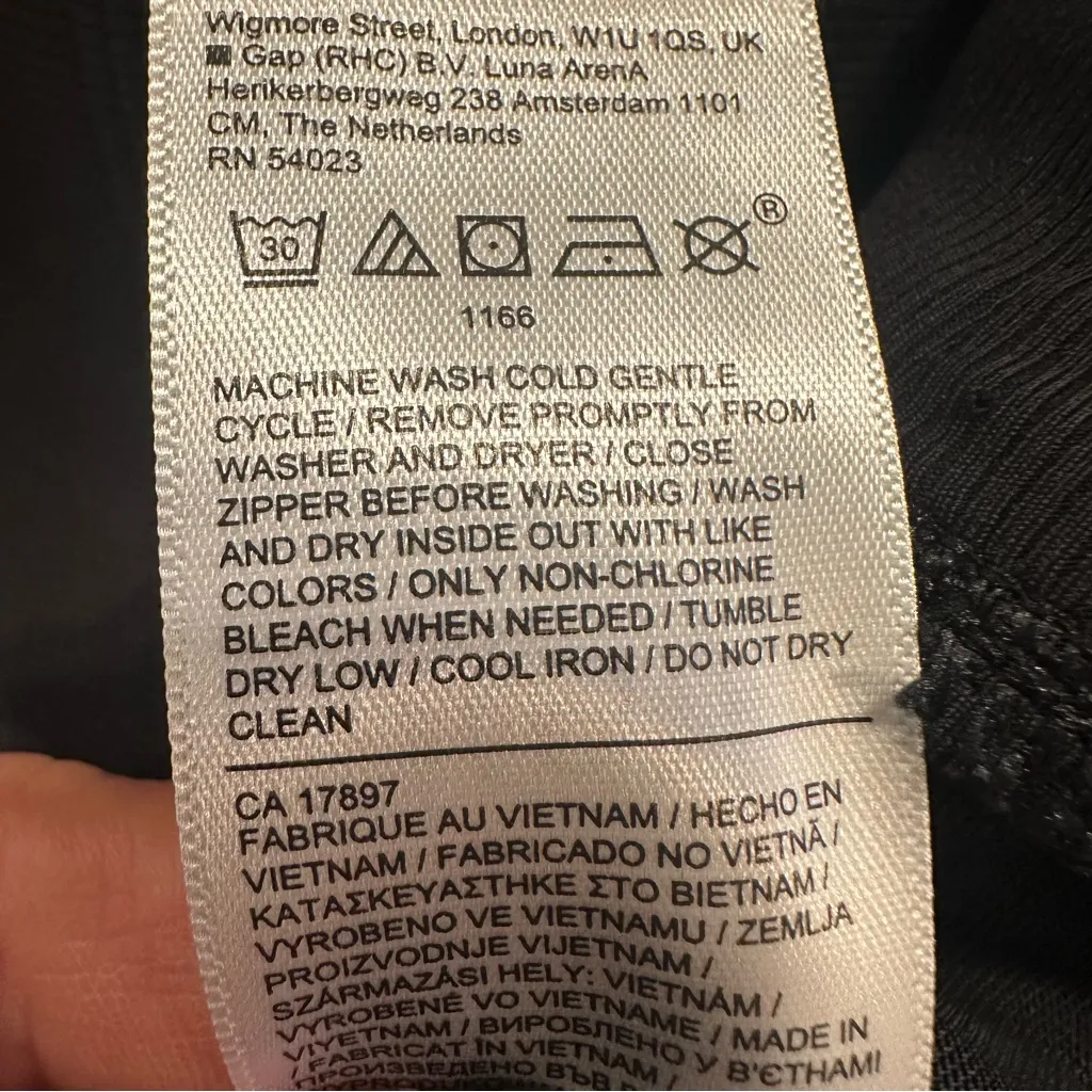 Athleta Venice Velvet Stripe Jogger Black 3X - Image 8