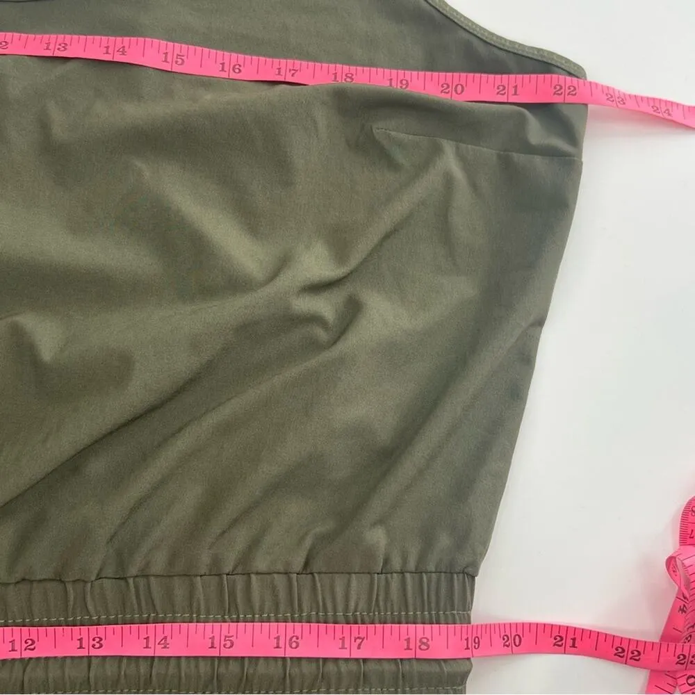 Abercrombie & Fitch  traveler romper green sz XL Tall - Image 5