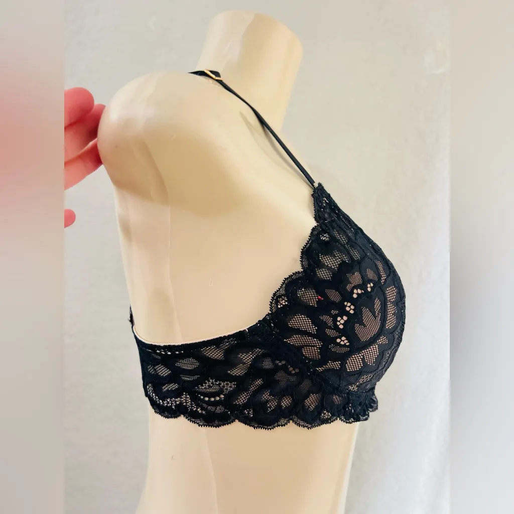 Aerie 34B black racer back cross back... - Image 10