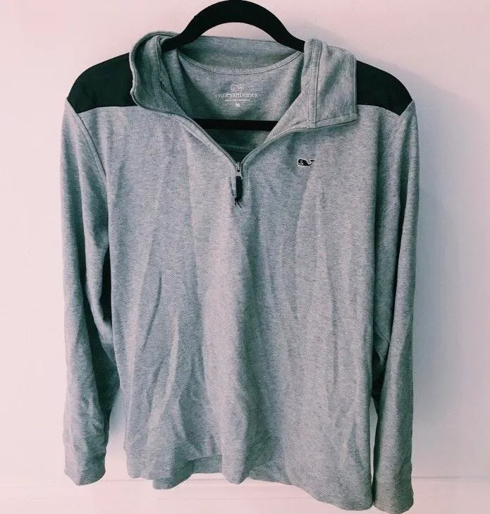 Vineyard Vines GRAY QUARTERZIP - Image 2