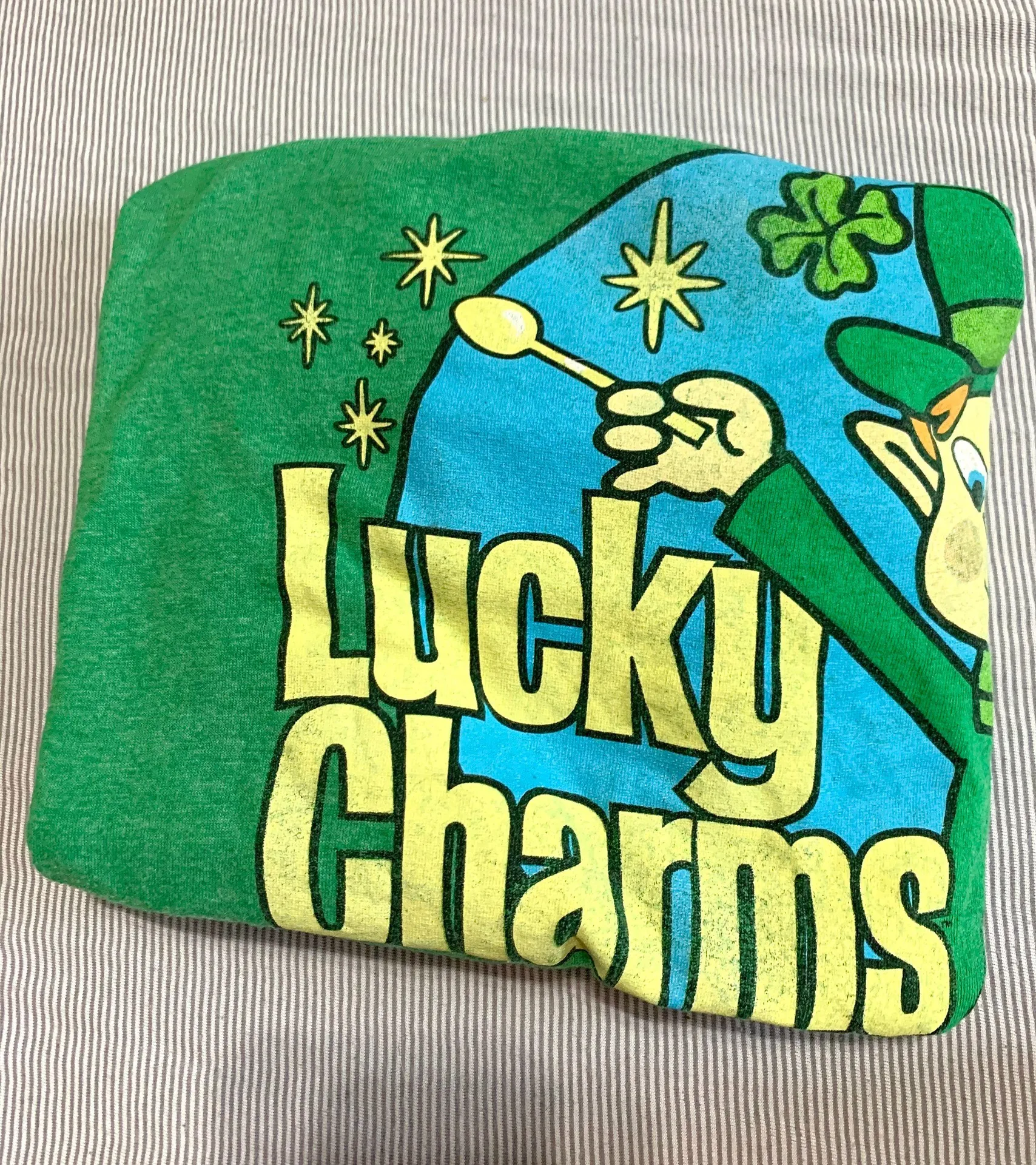 Vintage Lucky Charm’s T Shirt St.Patricks Day Green Size XXL - Image 5