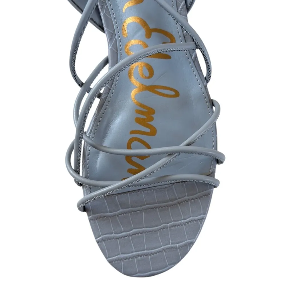 EUC Sam Edelman Tihana Sandals Blue Grey Size 6 - Image 3