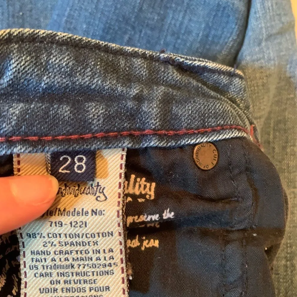 Cult of Individuality Teaser Skinny Womens Jeans Size 28 - Image 5