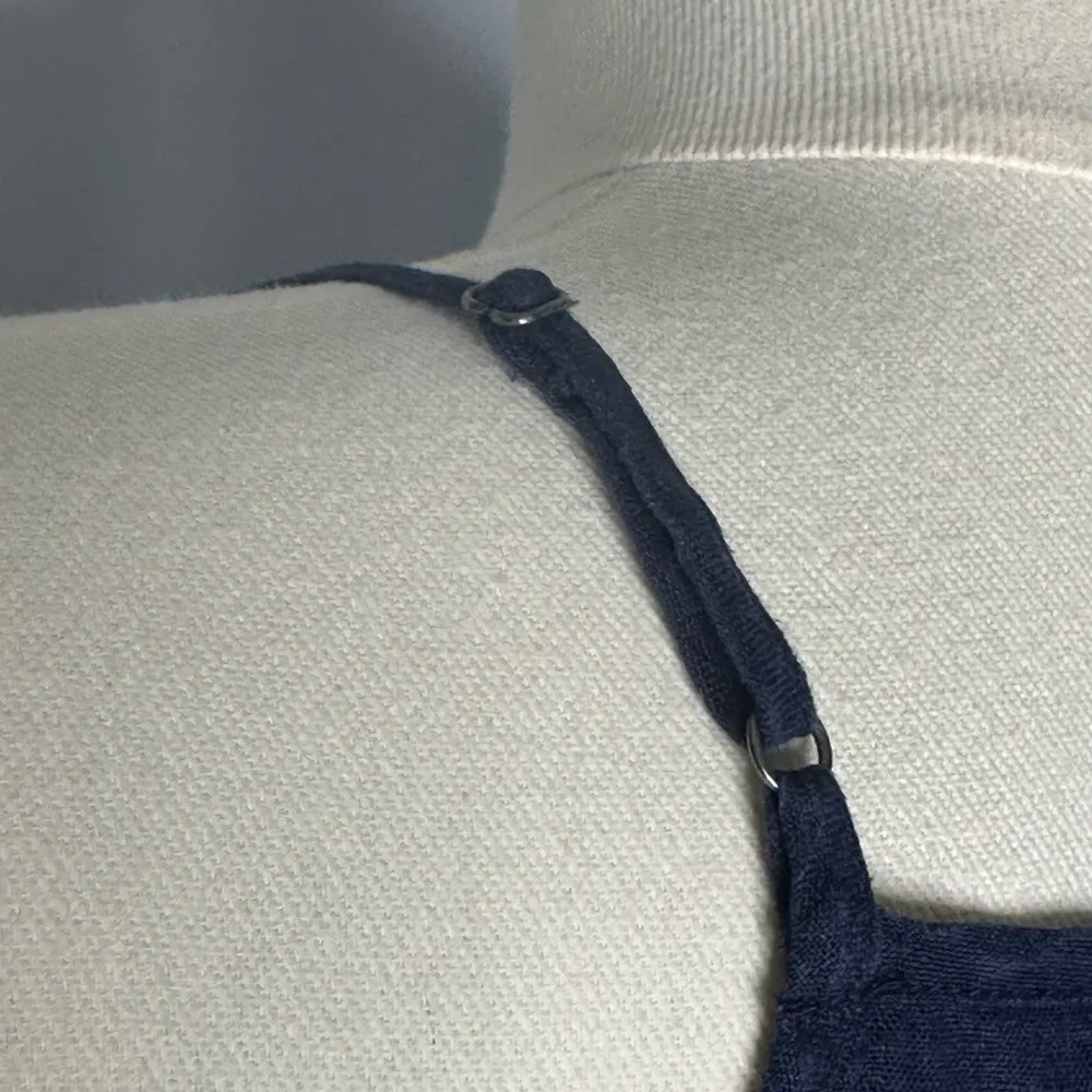 Gap No Routine Navy Embroidered Spaghetti Top (686) - Image 8