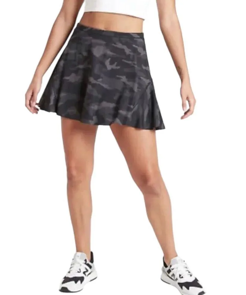 Athleta Match Point Printed Skort in Supersonic - Black Camo - Small - Image 2