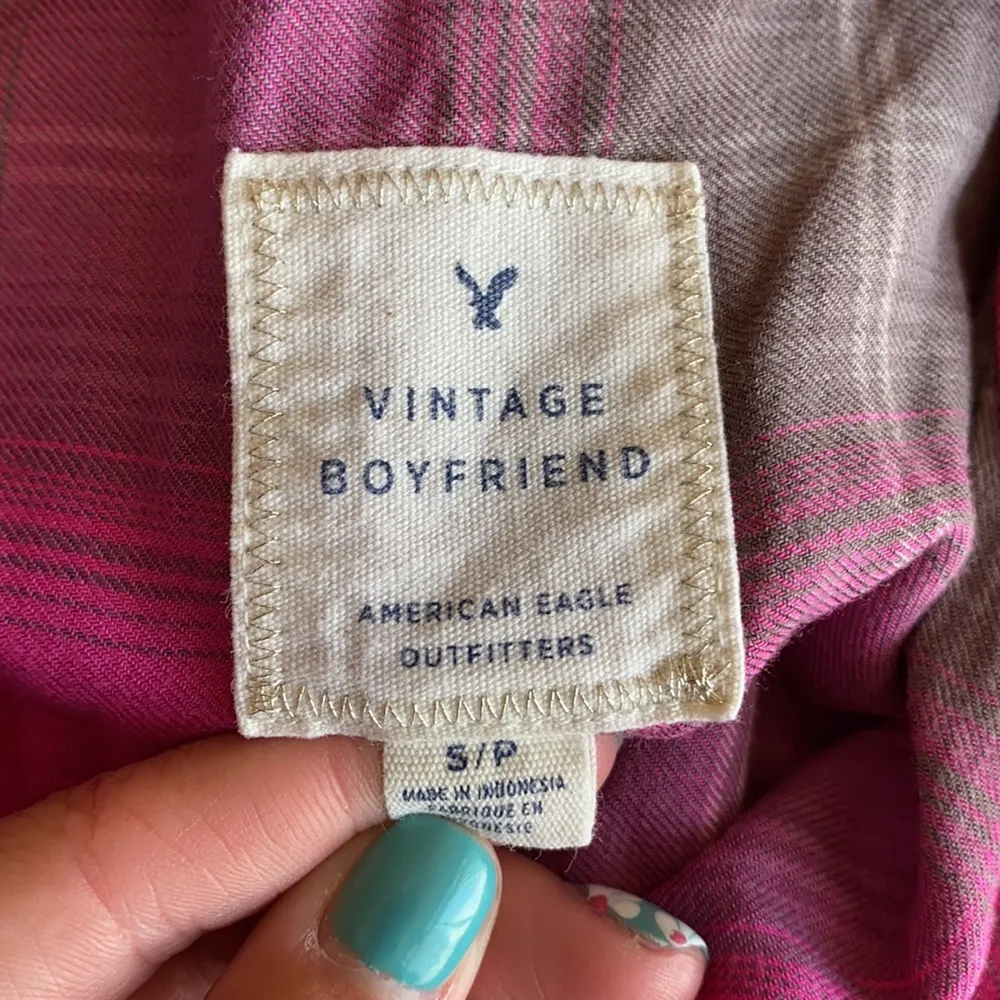 AEO Vintage Boyfriend Flannel - Image 7