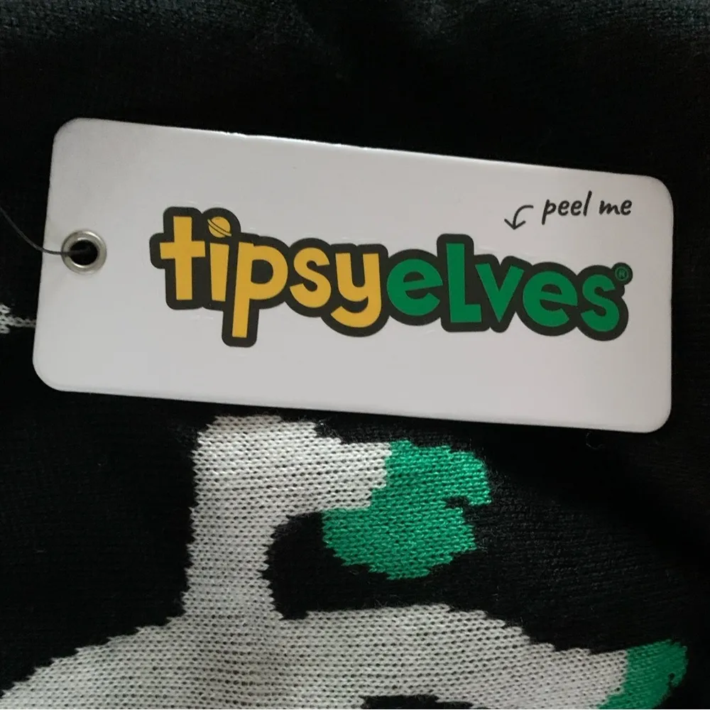 NWT TIPSY ELVES SANTA UNICORN UGLY CHRISTMAS SWEATER - Image 6