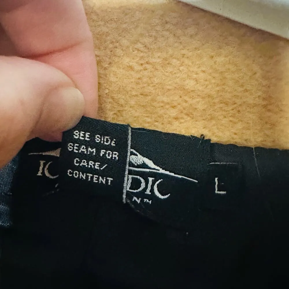 Icelandic Design Mustard Yellow Floral Wool Embroidered Shacket Jacket Size L Size L - Image 6