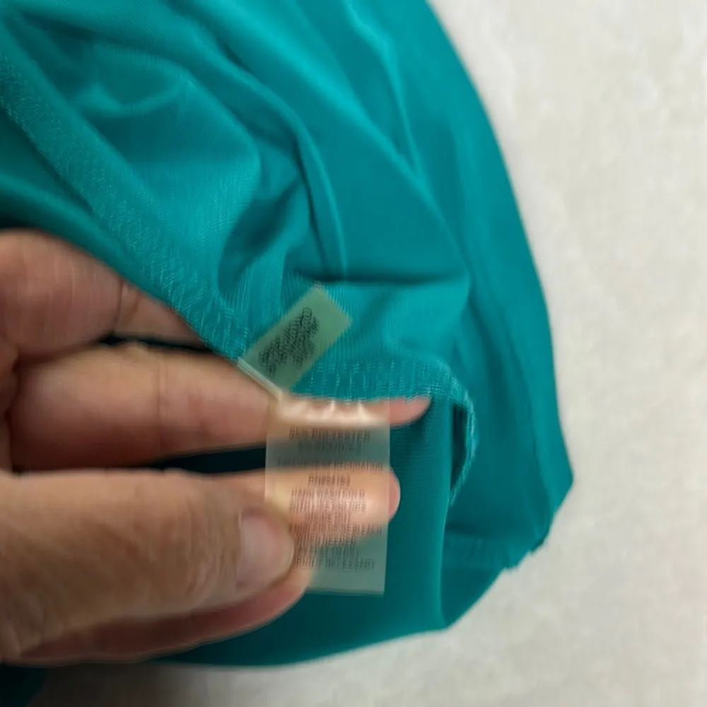 Calvin Klein  Teal Sleeveless Blouse - Image 5