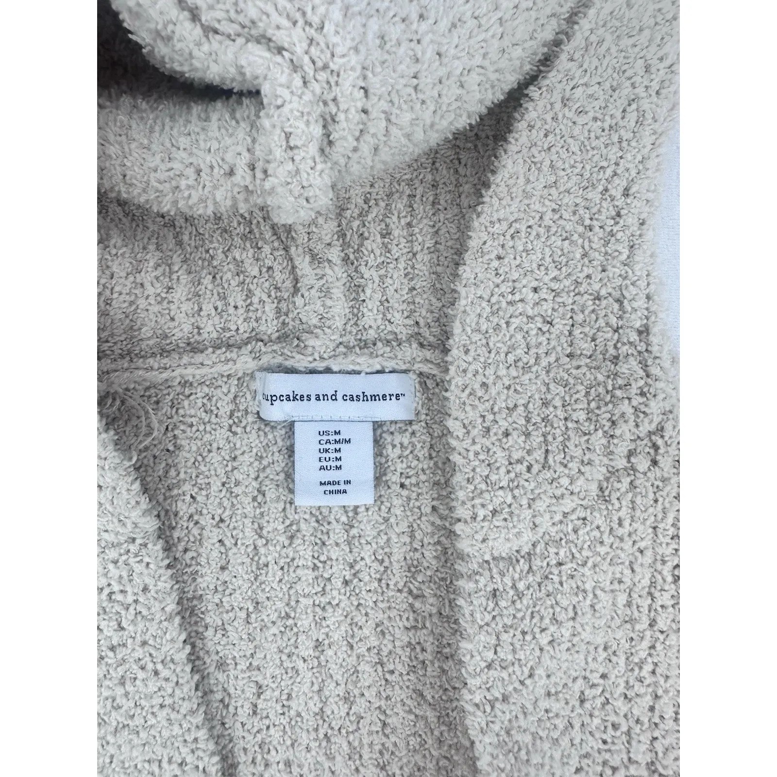 Cupcakes and Cashmere Soft Split Neck Hooded Pullover Sweater Size M Size M - Image 13