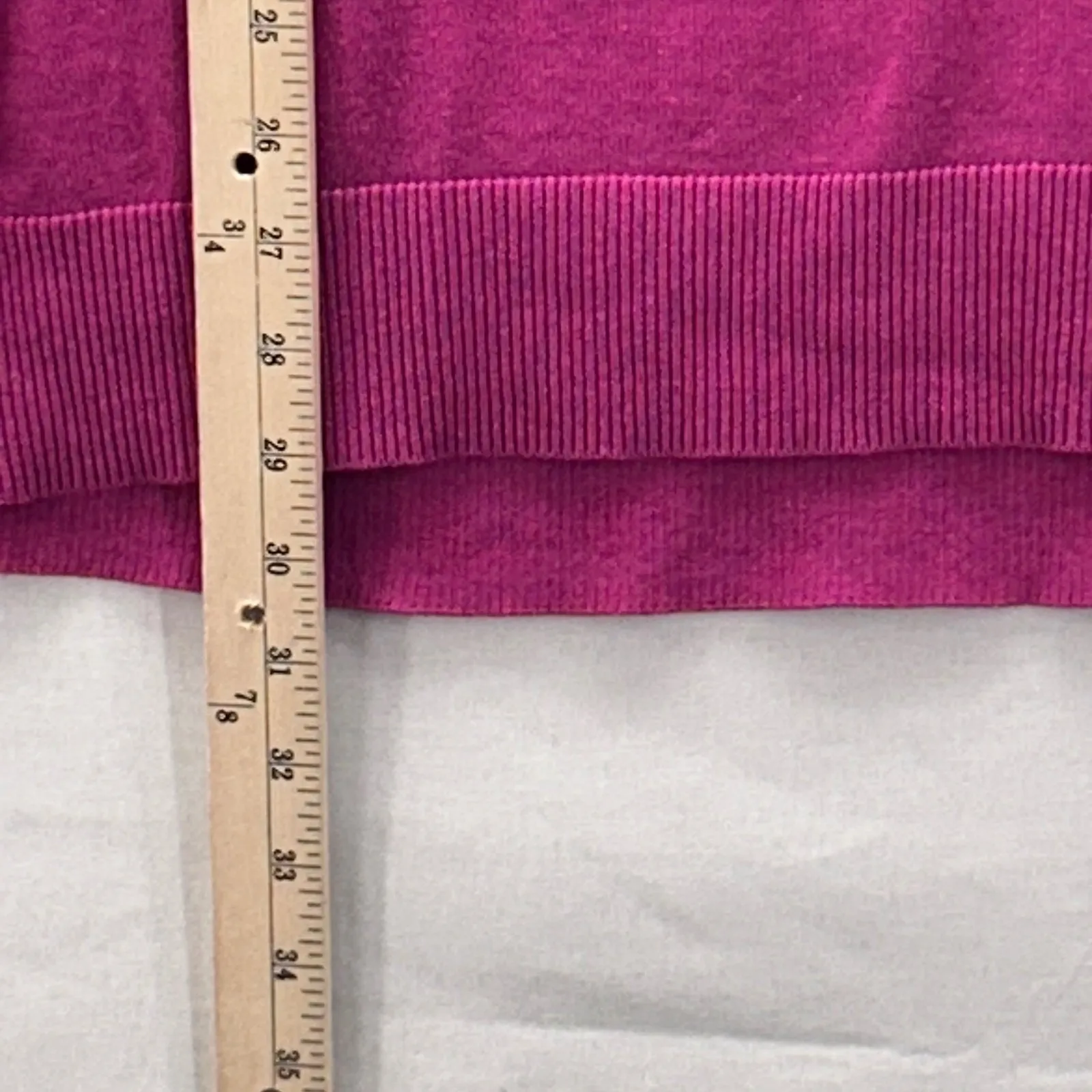 Isaac Mizrahi Womens‎ Sweater Size 1X Magenta Warm Cozy Soft Preppy Academia Purple - Image 15