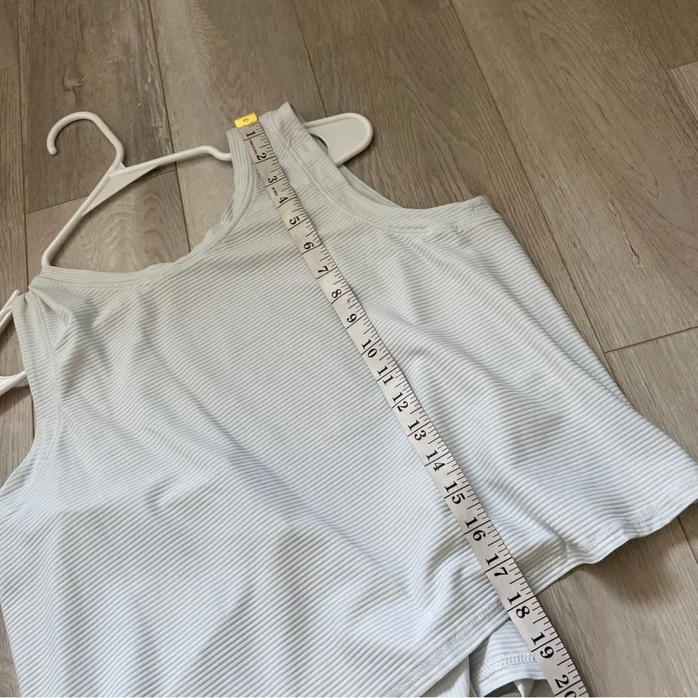 Calia Carrie Underwood Striped Wrap Workout Tank Top Blue (Small) athleisure gym - Image 5