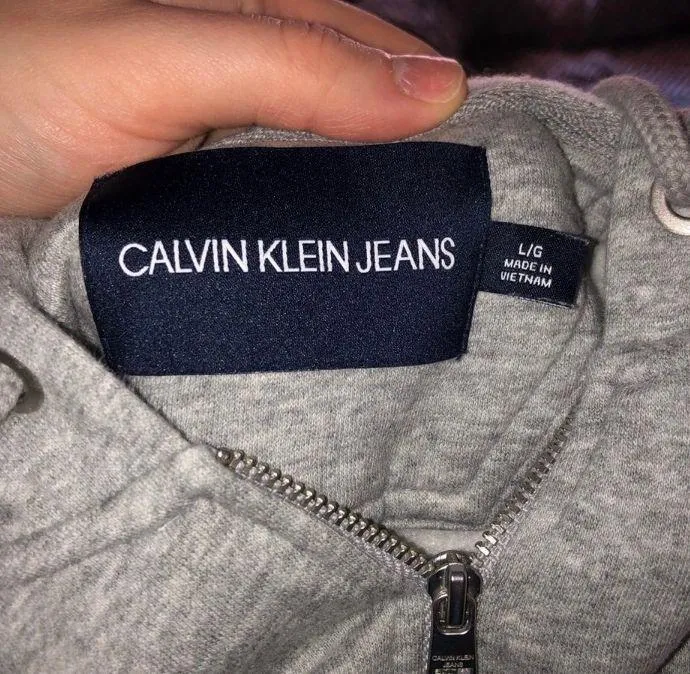 Grey Zip Up Hoodie - Image 3