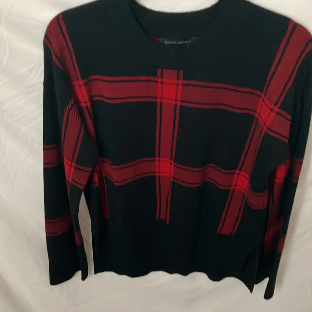 : Black/Red Lightweight sweater- Stretch- S - Image 10
