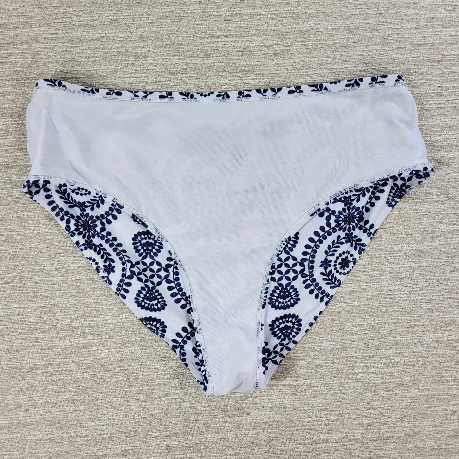 Bikini Swimwear Womens 4XL Blue‎ White Keyhole Soft Padding Swim Beach Summer Blue Size 4X - Image 13