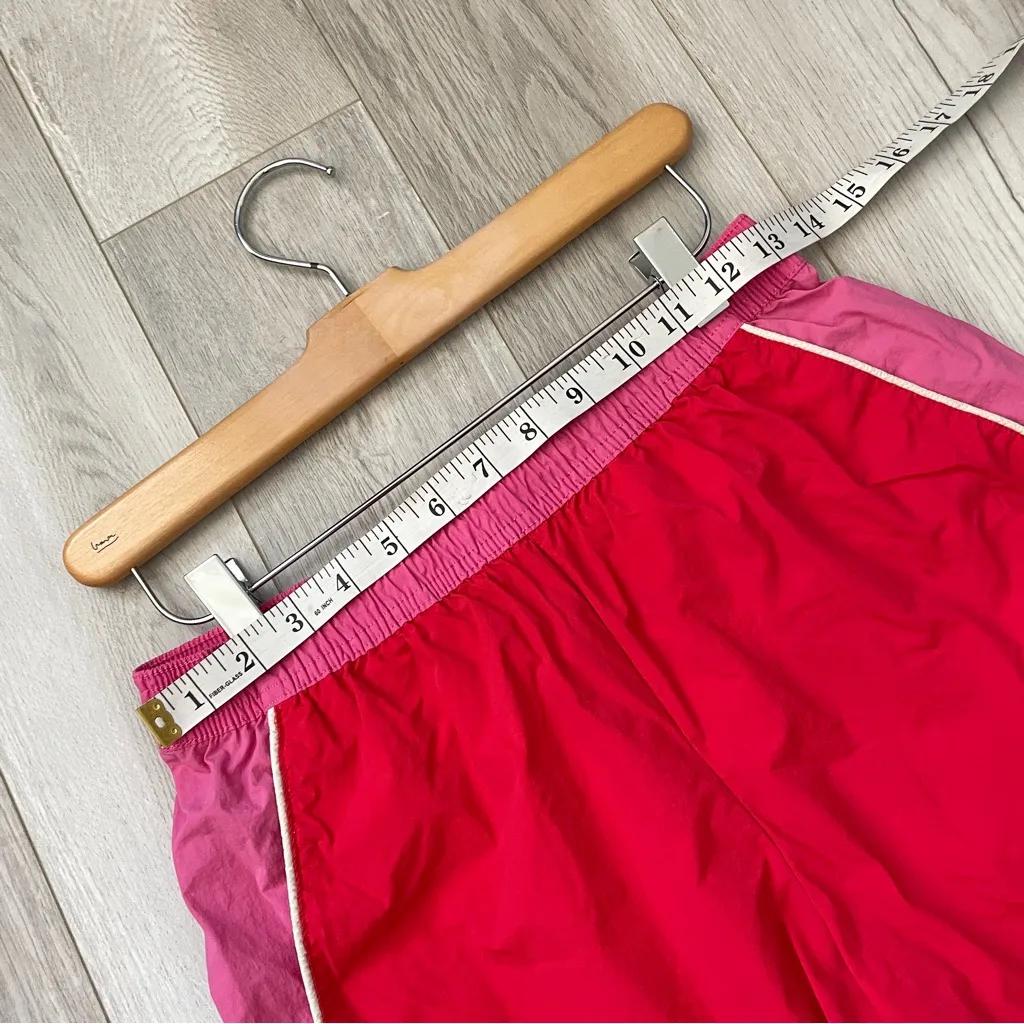 Urban Outfitters Shorts jess nylon track short womens Pink Red small athleisure - Image 3