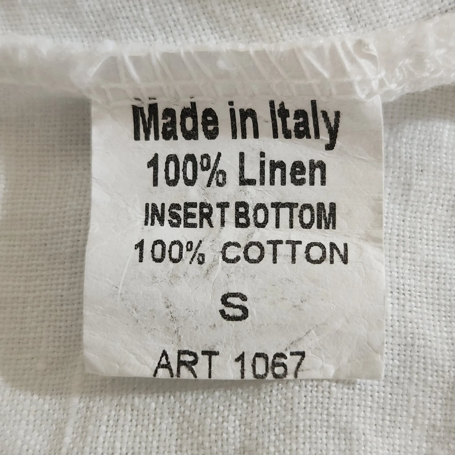 Terzo Millenio White Linen Blouse with Lace Trim Size Small Italian Linen Top - Image 8