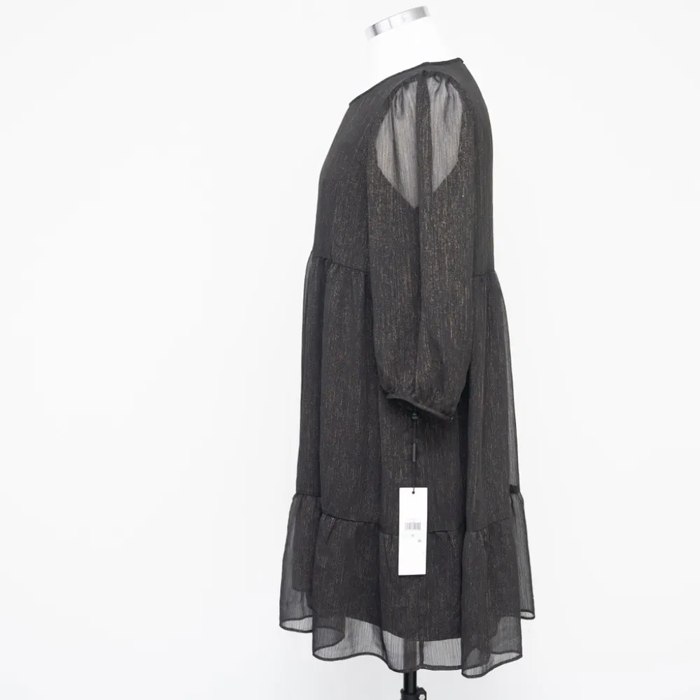 Calvin Klein. Sheer Empire Waist Mini Dress. - Image 6