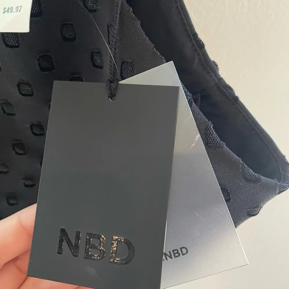 NWT NBD REVOLVE Crossfire Top in Black - Image 8