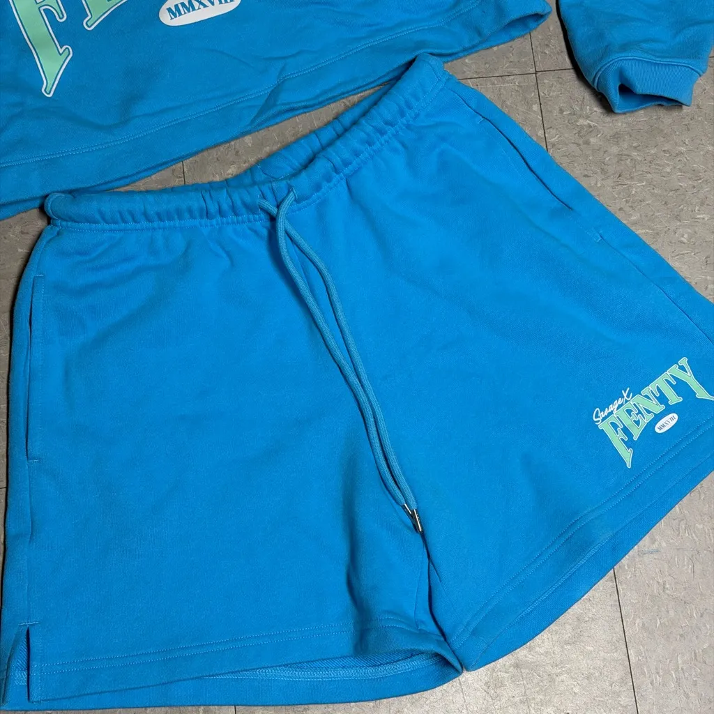 Savage X Fenty Lounge Set Blue Size M - Image 4