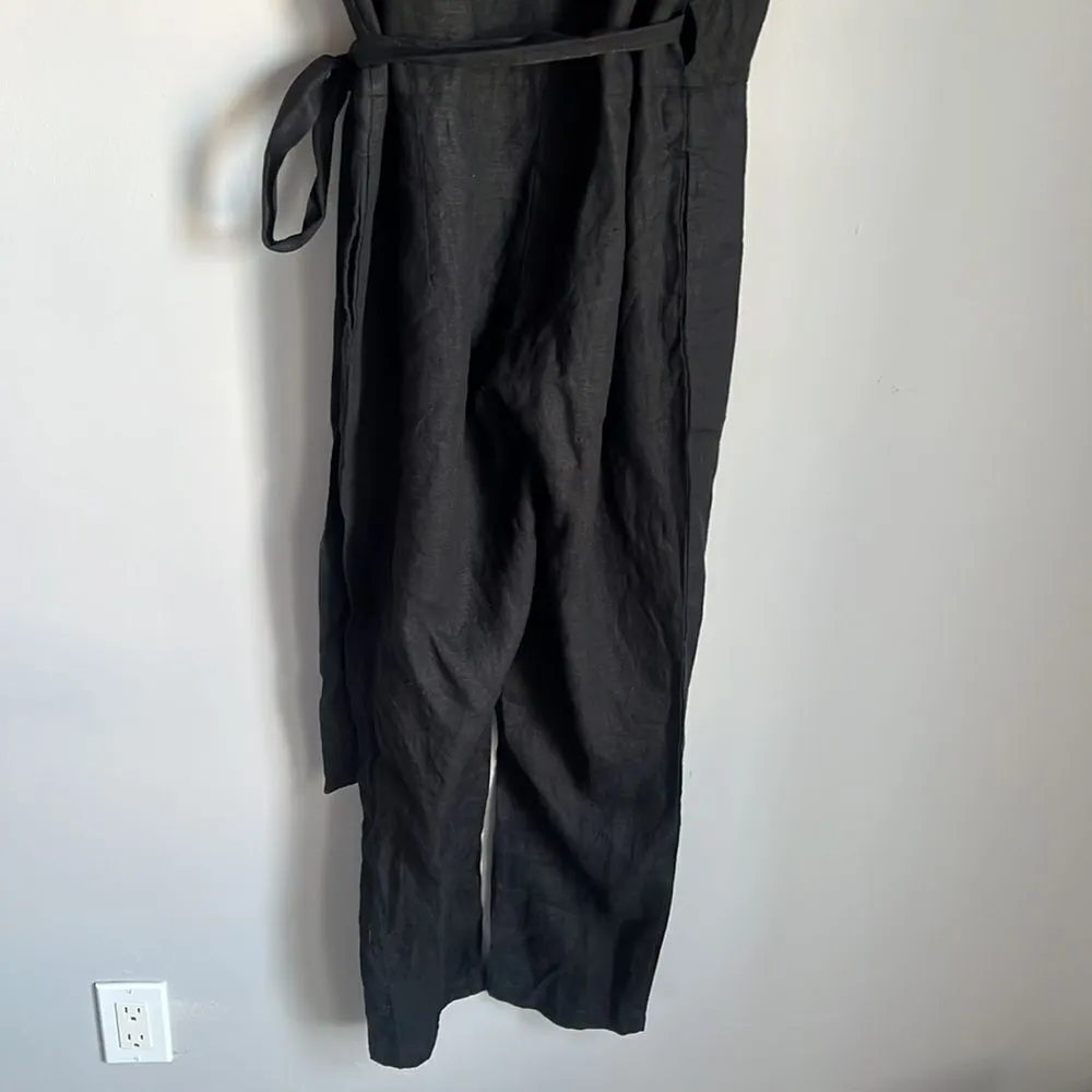 NEW Madewell X Reistor Cropped Wrap linen Jumpsuit - Image 10
