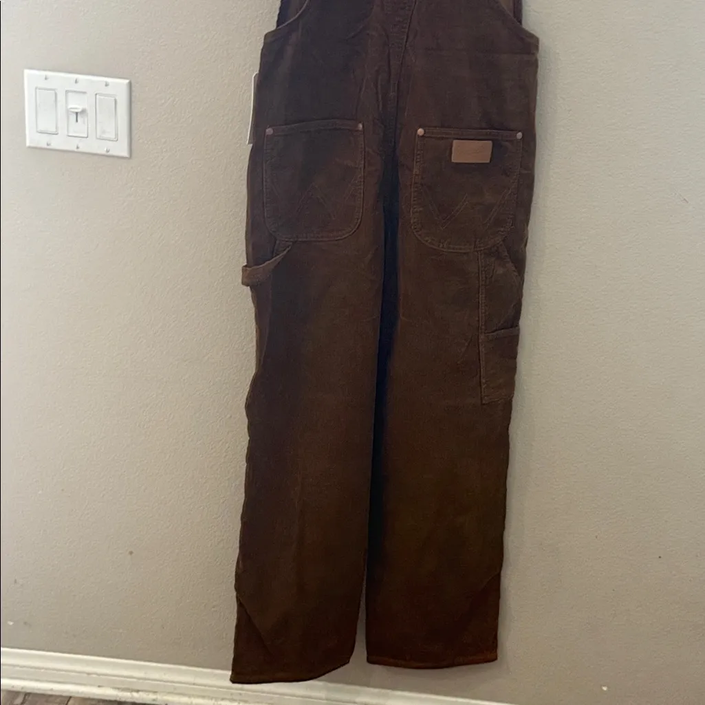 Brown wrangler overalls - Image 8