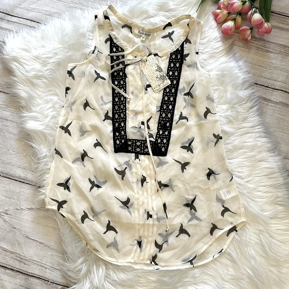 Black Rain Women's Summer Causal Sleeveless Chiffon  Loose Blouse - Image 7